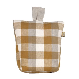 Double Check Doorstop Yellow Sunset